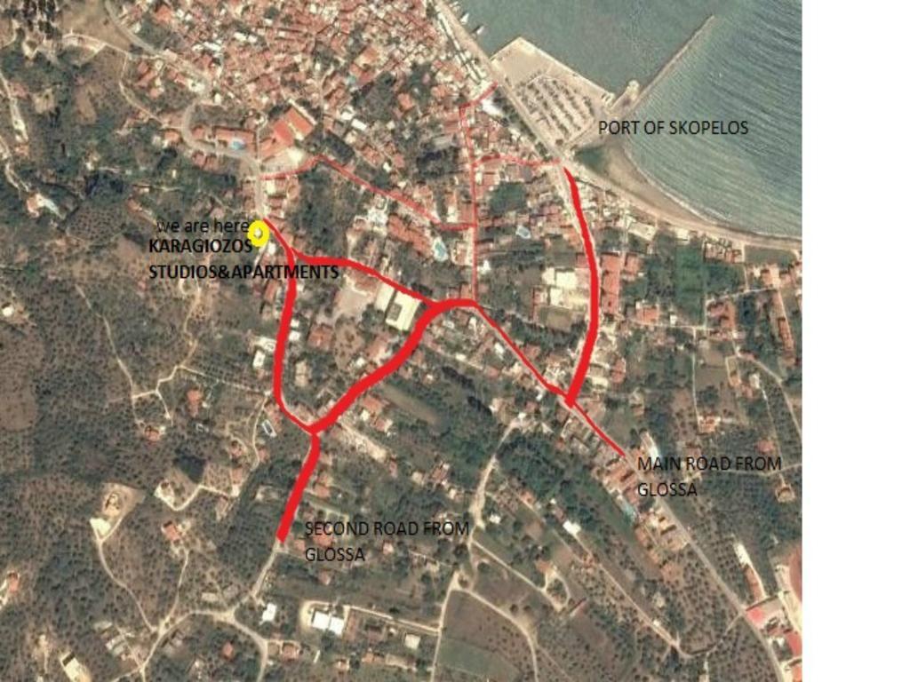 Karagiozos Studios & Apartments Skopelos Town Exterior photo